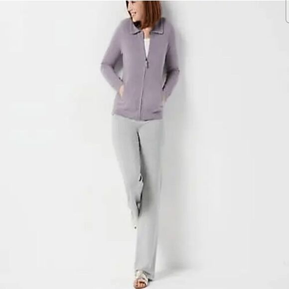 Barefoot Dreams Cozy Chic Lite Zip Front Jacket Size 1X - Picture 1 of 7